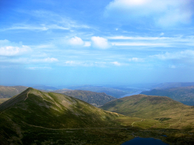 A view from atop Helvellyn