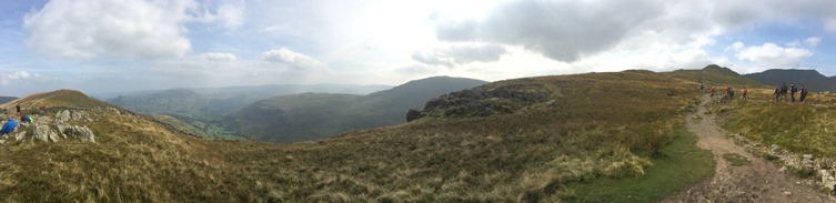 A view from atop Helvellyn
