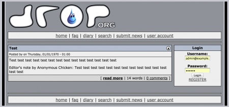 A Drupal 2 site example